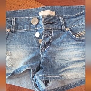 No Boundaries Blue Denim Shorts
